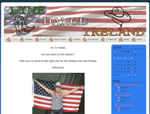 Tablet Screenshot of linedanceireland.ie